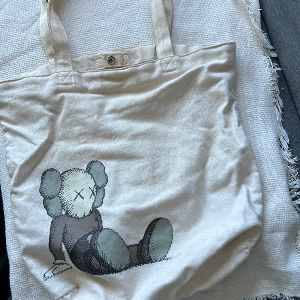Kaws x Uniqlo tote bag